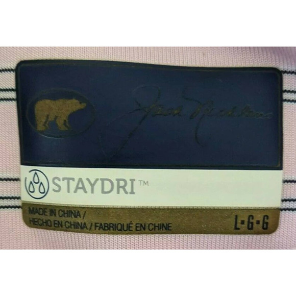 Jack Nicklaus StayDri Striped Short Sleeve Polo - Picture 6 of 6